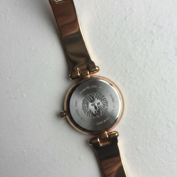 Anne Klein Diamond Dial Bangle Watch - White Accent - Picture 3 of 5